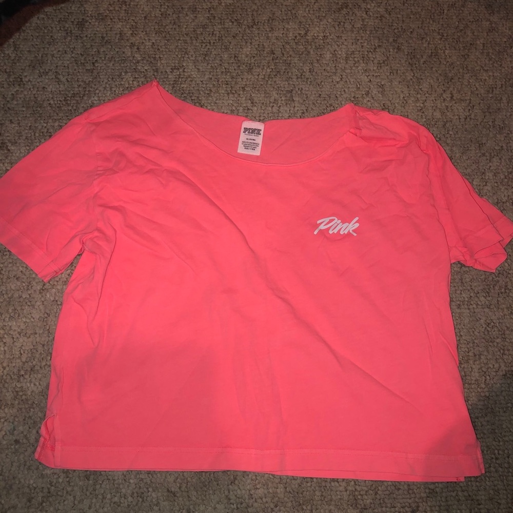 Victoria’s Secret pink off the shoulder Tee